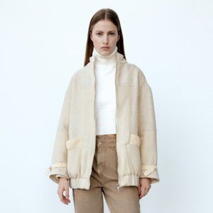 Zara Oversized Bomber Jacket